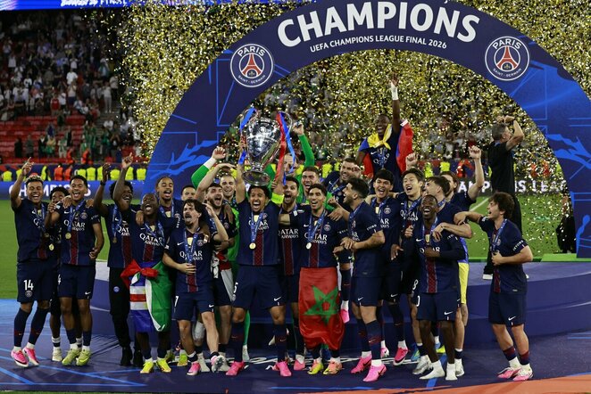 PSG triumfas |  EPA / ANNA SZILAGYI