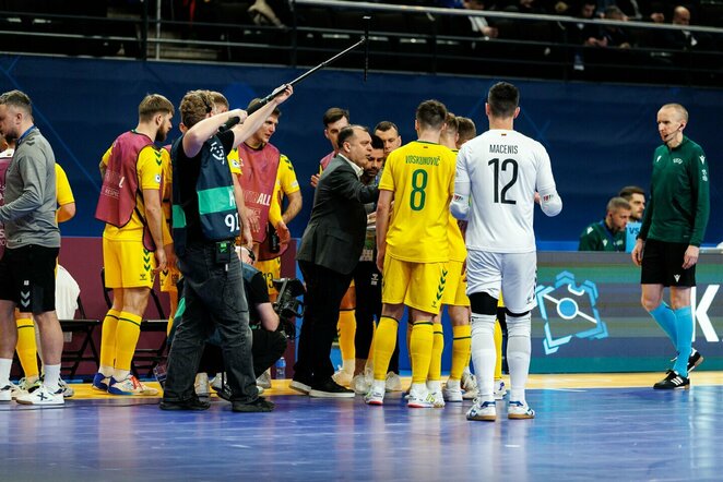 Lietuvos futsalo rinktinė | Eriko Ovčarenko / BNS foto nuotr.