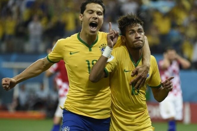 Neymaras džiaugiasi antru įvarčiu | AFP/Scanpix nuotr.
