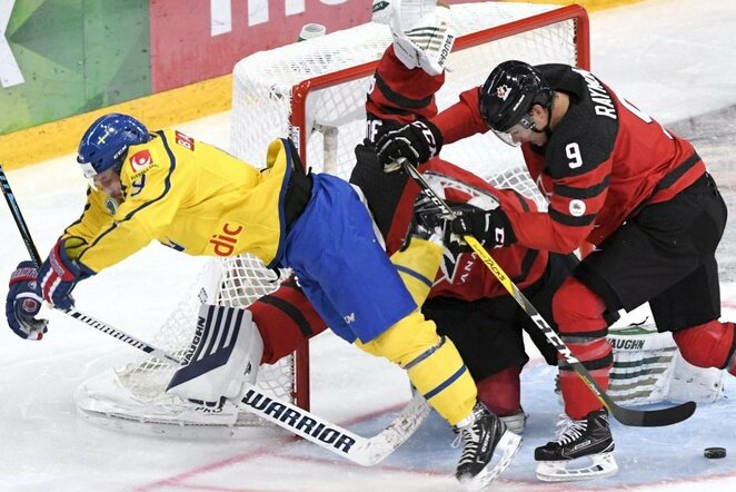 Švedijos ir Kanados rinktinių rungtynės | Scanpix nuotr.