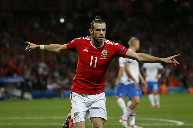 Garethas Bale'as švenčia įvartį | Scanpix nuotr.