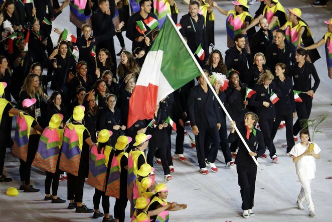 Italijos delegacija Rio de Žaneiro olimpiadoje | Scanpix nuotr.