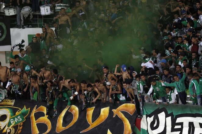 „Raja Casablanca“ komandos gerbėjai | Scanpix nuotr.