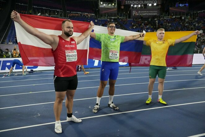 Lukasas Weisshaidingeris, Kristjanas Čehas ir Mykolas Alekna | Scanpix nuotr.