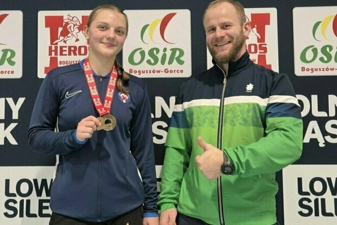 Greta Tverskytė ir Justinas Kvietelaitis | imtynes.lt nuotr.