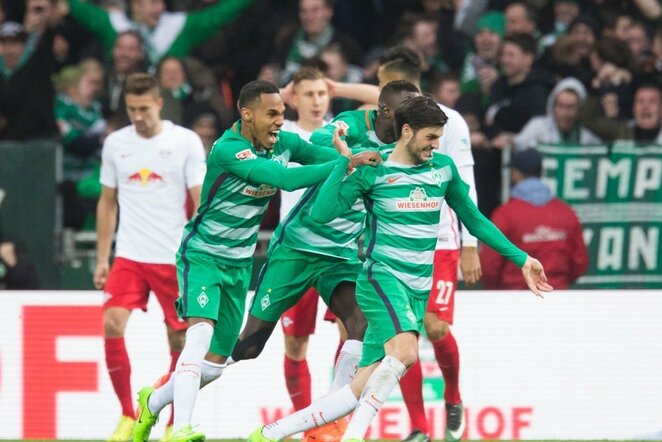 „Werder“ žaidėjai džiaugiasi | Scanpix nuotr.