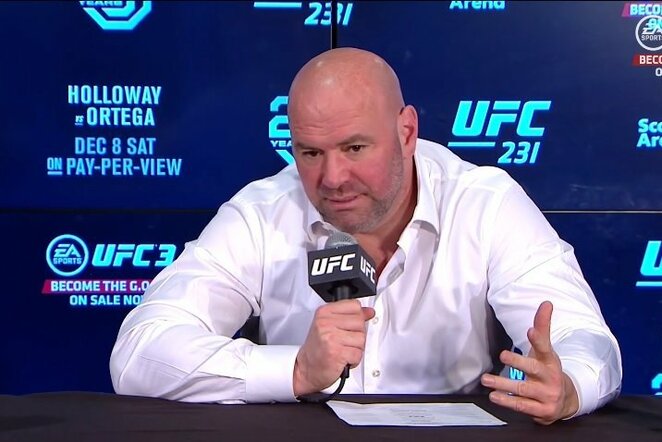 Dana White'as | Youtube.com nuotr.