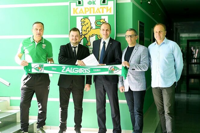 „Kauno Žalgiris“ pasirašė bendradarbiavimo sutartį su Ukrainos klubu | Organizatorių nuotr.