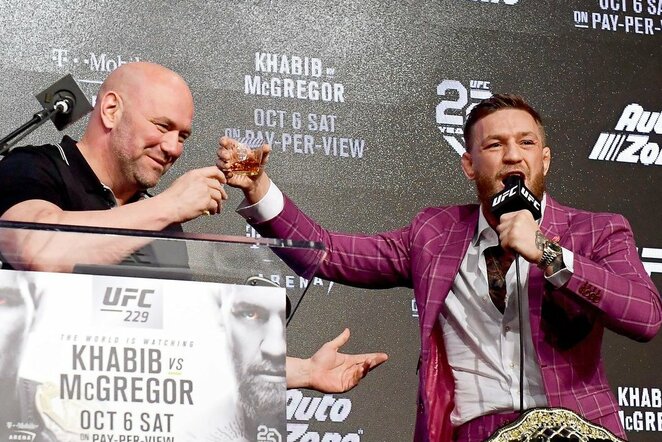 Dana White'as ir Conoras McGregoras | Scanpix nuotr.