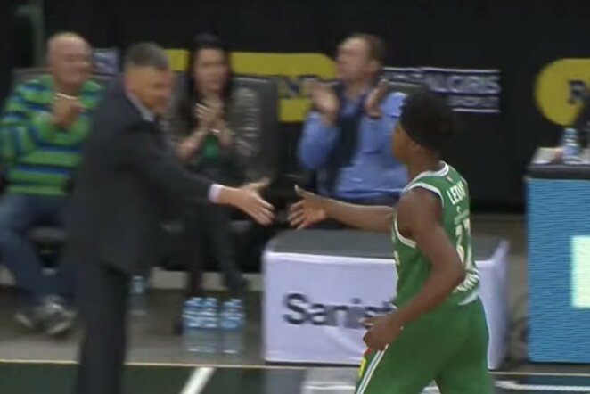 Šarūnas Jasikevičius ir Zachas LeDay | „Stop“ kadras