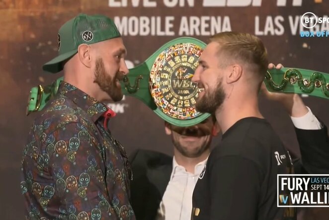 Tysonas Fury ir Otto Wallinas | Youtube.com nuotr.