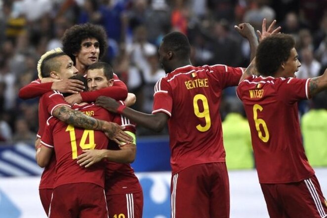 Belgijos futbolininkai nepaliko vilčių prancūzams | AFP/Scanpix nuotr.