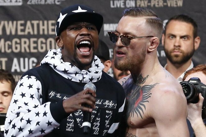 Conoras McGregoras ir Floydas Mayweatheris | Scanpix nuotr.