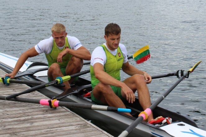 Saulius Ritter ir Rolandas Maščinskas | Sportas.lt/Dominyko Genevičiaus nuotr.