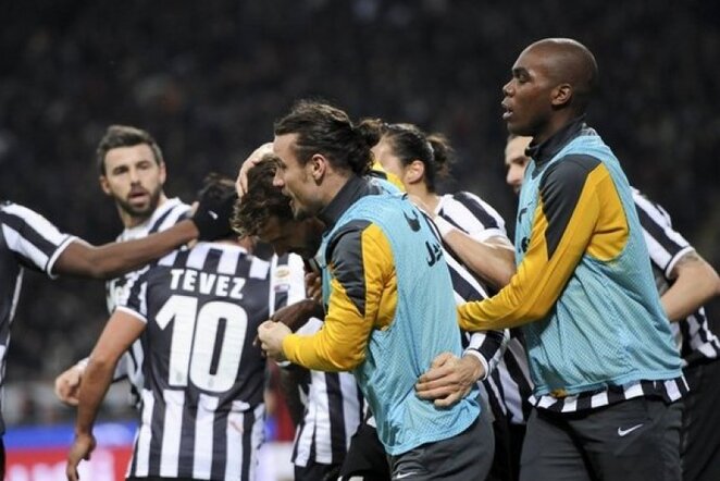„Juventus“ futbolininkų džiaugsmas | LaPresse/Scanpix nuotr.