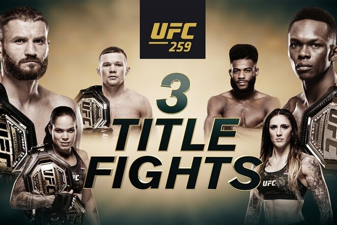 „UFC 259“ | Organizatorių nuotr.