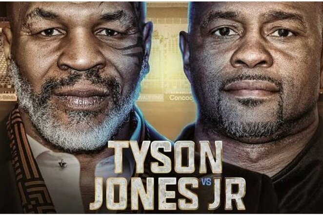 Mike'as Tysonas ir Roy'us Jonesas jaunesnysis | Organizatorių nuotr.