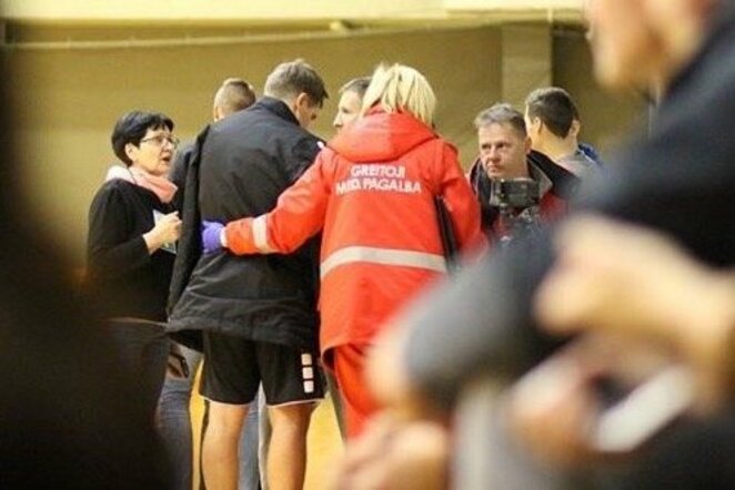 Trauma | Lietuvos rankinio lygos nuotr.