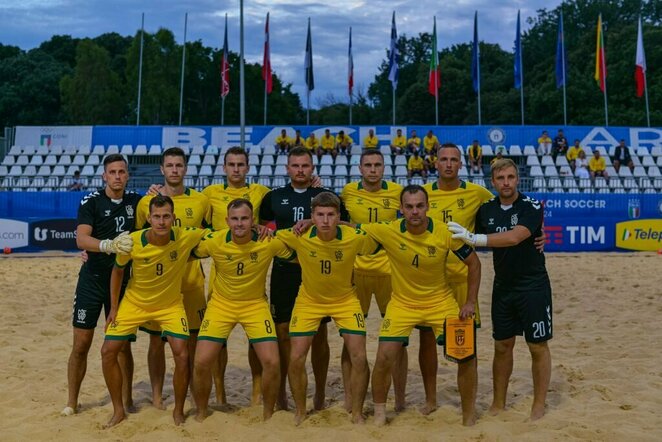 Lietuvos paplūdimio futbolo rinktinė | lff.lt nuotr.