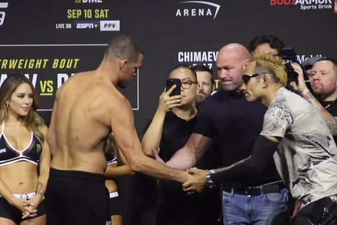 Nate'as Diazas ir Tony Fergusonas | „Stop“ kadras