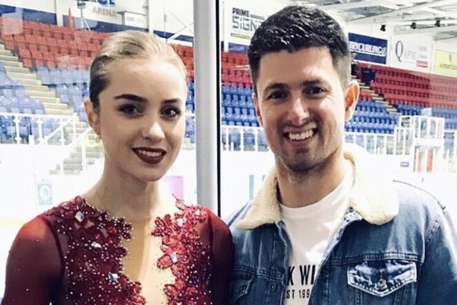 Aleksandra Golovkina ir Dave'as Richardsonas | Organizatorių nuotr.