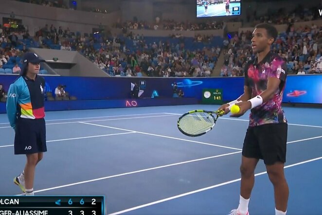 Felixas Auger-Aliassime | „Stop“ kadras