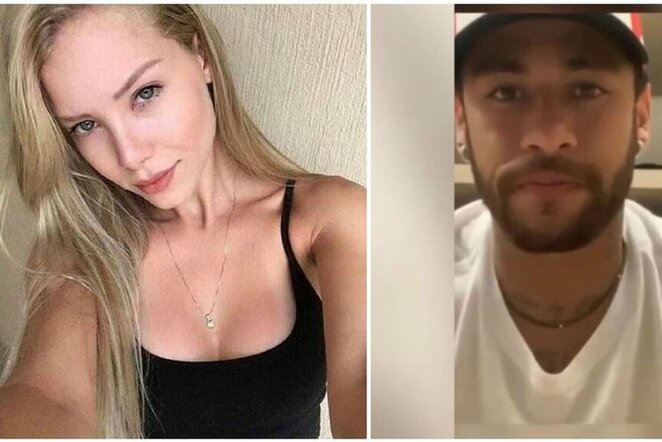 Najila Trindade Mendes de Souza ir Neymaras | Organizatorių nuotr.