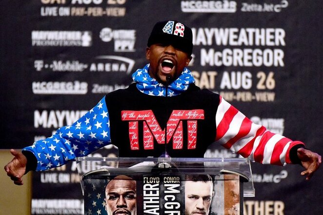Conoras McGregoras ir Floydas Mayweatheris | Scanpix nuotr.