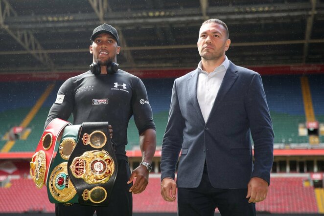 Anthony Joshua ir Kubratas Pulevas | Scanpix nuotr.