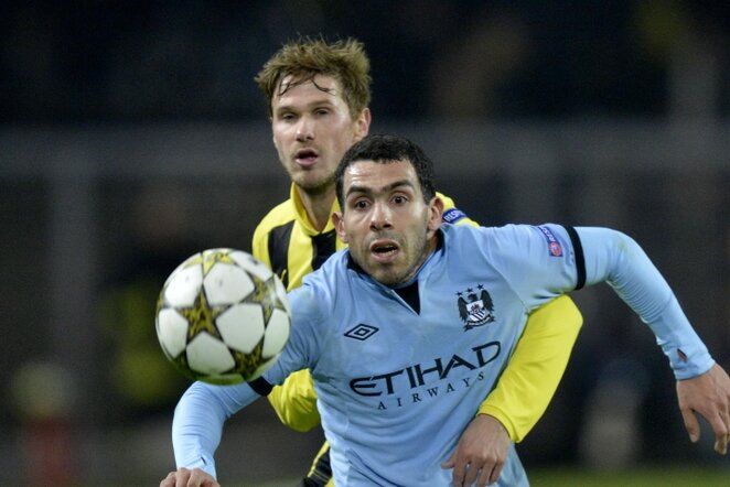 Carlosas Tevezas (dešinėje) | AP/Scanpix nuotr.