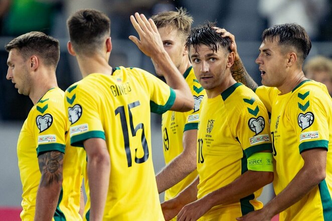 Lietuvos futbolo rinktinė | Elvio Žaidario nuotr.