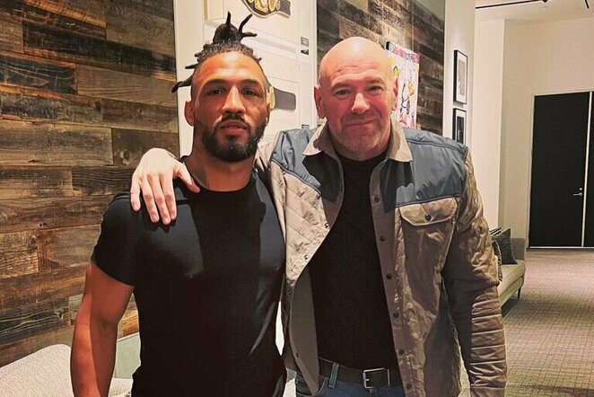 Kevinas Lee ir Dana White'as | Instagram.com nuotr