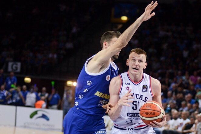 „Neptūno“ – „Ryto“ rungtynių akimirka | Karolio Bakūno / BNS nuotr.