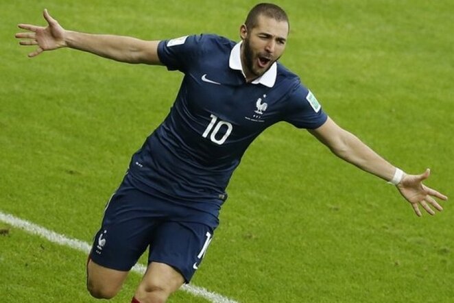 Karimo Benzema džiaugsmas | REUTERS/Scanpix nuotr.