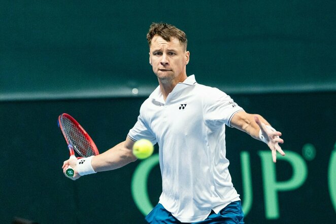 Ričardas Berankis prieš Zurą Tkemaladzę | Skirmanto Lisausko/BNS Foto nuotr.