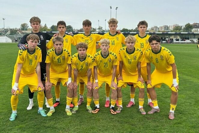 Lietuvos U-16 futbolo rinktinė | lff.lt nuotr.