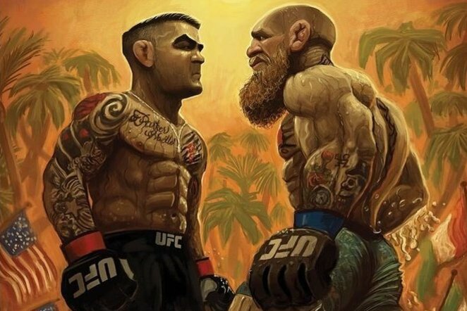 D.Poirier ir C.McGregoras  | Instagram.com nuotr