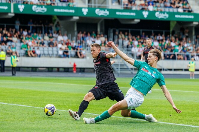 „Kauno Žalgiris“ – „Valur“ rungtynių akimirka | Eriko Ovčarenko / BNS foto nuotr.