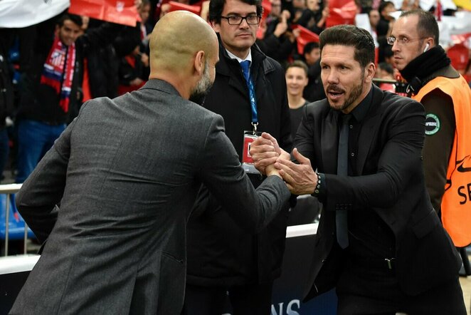 Pepas Guardiola ir Diego Simeone | Scanpix nuotr.