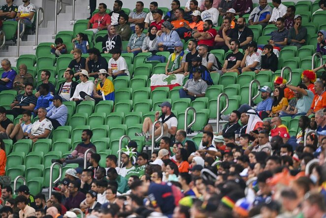 Tribūnos Nyderlandų – Senegalo rungtynėse | Scanpix nuotr.