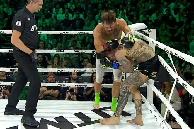 Dominykas Dirkstys prieš Arnoldą Misiūną | „Stop“ kadras