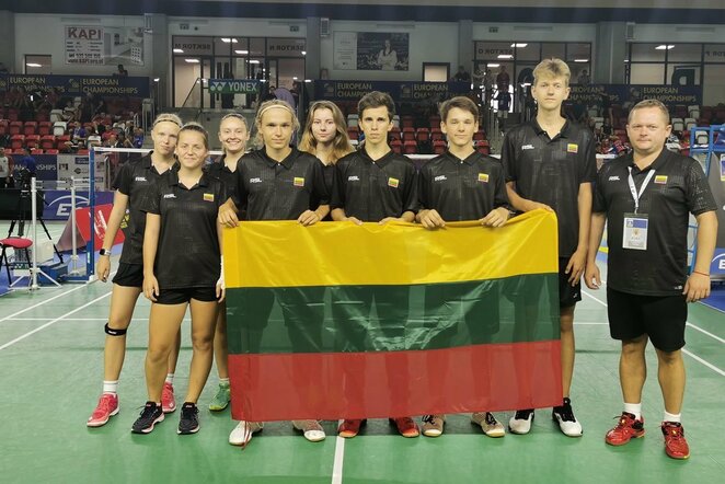 Lietuvos jaunių badmintono rinktinė | Organizatorių nuotr.