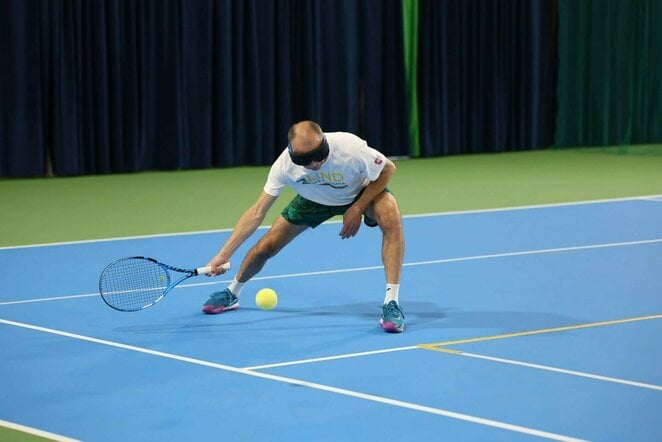 „Blind tennis Lithuania“ nuotr. | „Facebook“ nuotr.