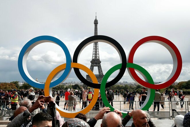Olimpiniai žiedai Paryžiuje | Scanpix nuotr.
