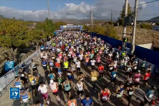 Atėnų maratonas | „Stop“ kadras