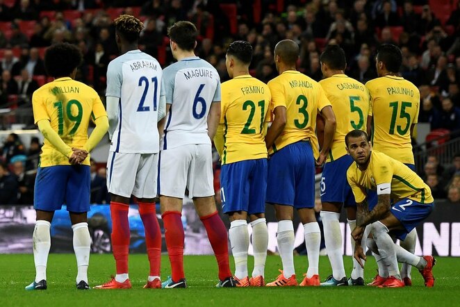 Draugiškos rungtynės: Anglija - Brazilija (2017.11.14) | Scanpix nuotr.