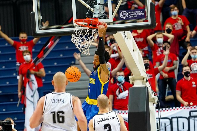 „Rytas“ – „Peristeri“ rungtynių akimirka | Sportas.lt/Tito Pacausko nuotr.