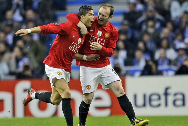 Cristiano Ronaldo ir Wayne'as Rooney 2009-aisiais | Scanpix nuotr.