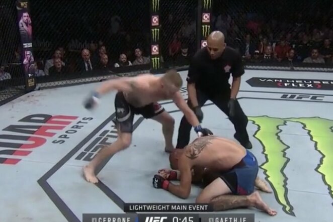 Justinas Gaethje ir Donaldas Cerrone'as | „Stop“ kadras