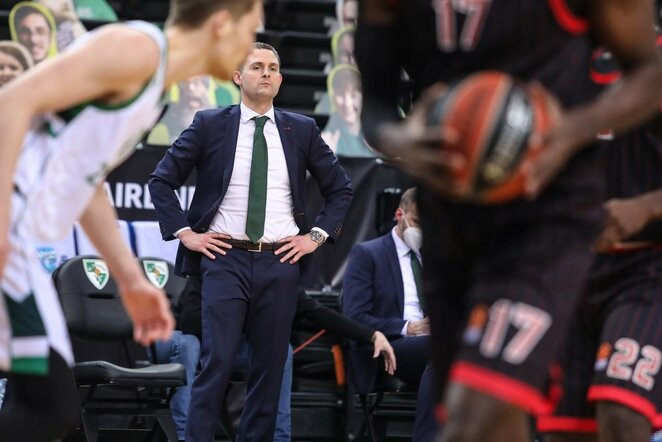 „Žalgiris“ – „Olympiacos“ rungtynių akimirka | Eriko Ovčarenko / BNS foto nuotr.